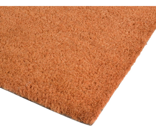 Felpudo Coco Alfombra Entrada Goma Decorativa Ancho 75 Cm Diseño De La Tela Liso Largo 45 Cm