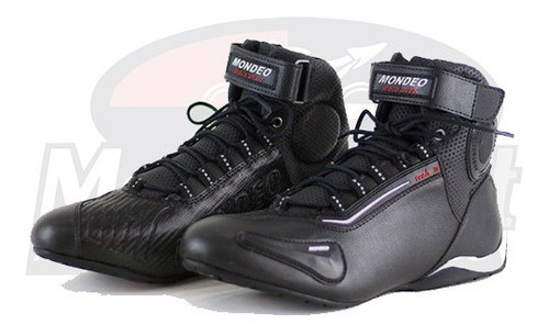 Bota Tenis Moto Couro Masculina Mondeo 9940 Spirit Tech 3