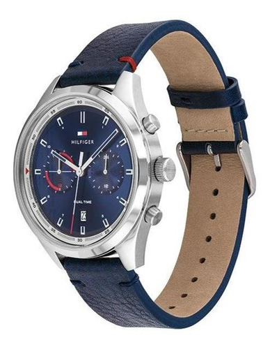 Imagen 2 de 4 de Reloj Tommy Hilfiger Caballero Color Azul 1791728 - S007