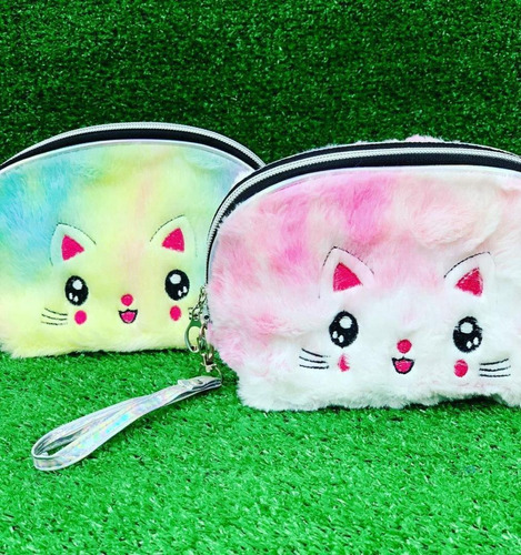 Bolsos Porta Cosmeticos  Felpa De Gatito 