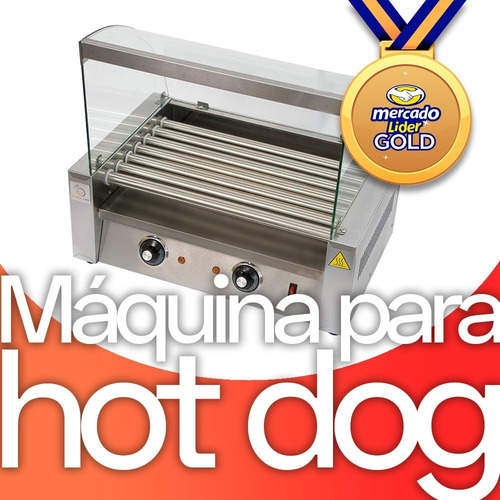 Imagen 4 de 5 de Máquina De Hot Dog 5 - 7 Y 9 Rodillos - Entrega Inmediata