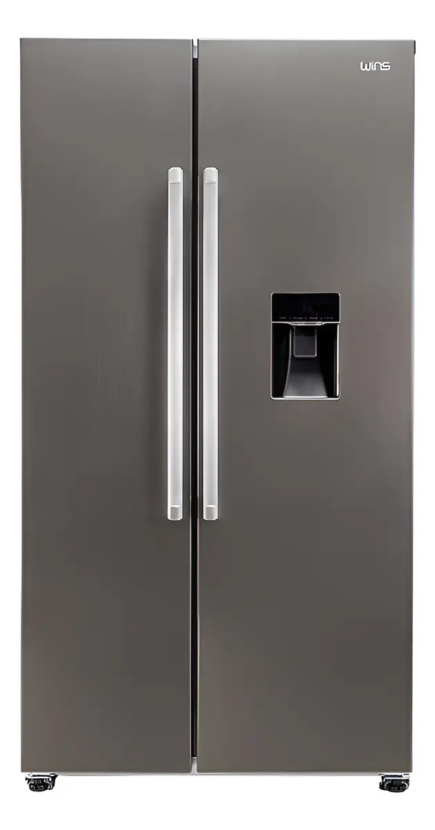 Heladera Side By Side Wins Sbsiw47 472lts Dispenser Inverter Acero