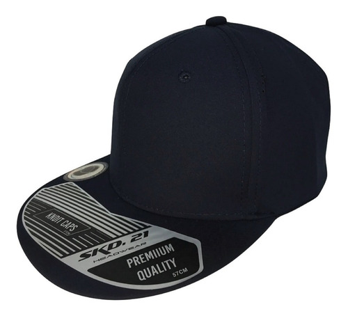 Gorra Plana Poliester Doble Botón 4 Piezas