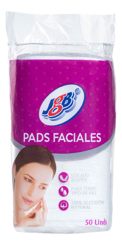 Pads Faciales  Algodon Jgb - Und Tipo De Piel Normal