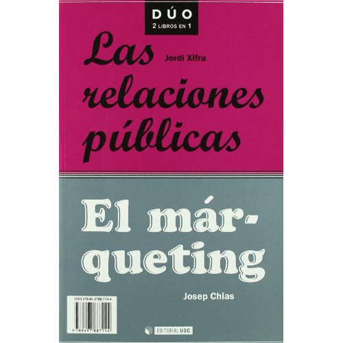 El Marqueting Y Las Relaciones Publicas - Xifra Jordi - #w