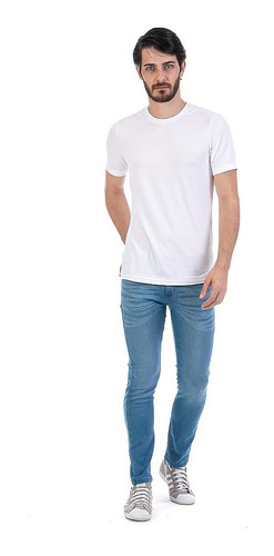 Imagen 5 de 7 de Jeans Pantalón De Mezclilla Caballero Skinny Stone Tiger