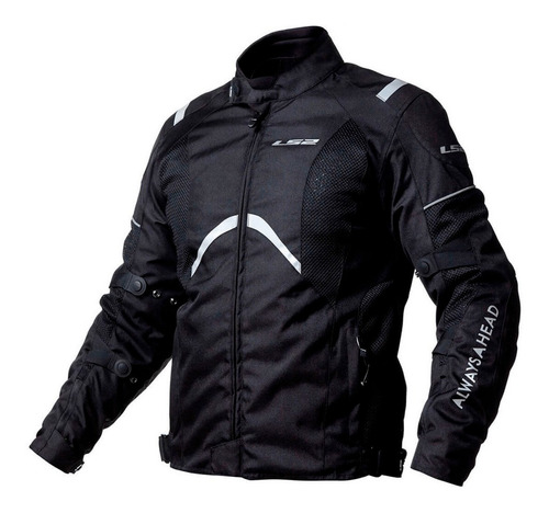 Campera Ls2 Teide Hombre 4s Negra