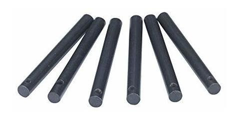 Fostar 6pcs Perforado Ferro Rod Fire Starter, 5/16 X 3.15 Pu