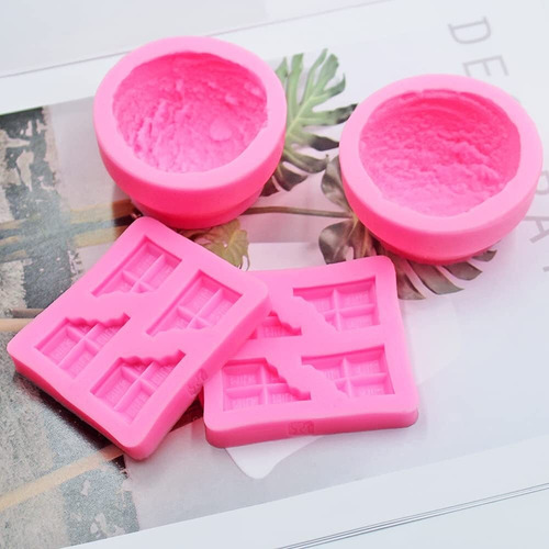 Molde Para Fazer Velas, 2 Moldes Em Forma Bola De Sorvete 3d