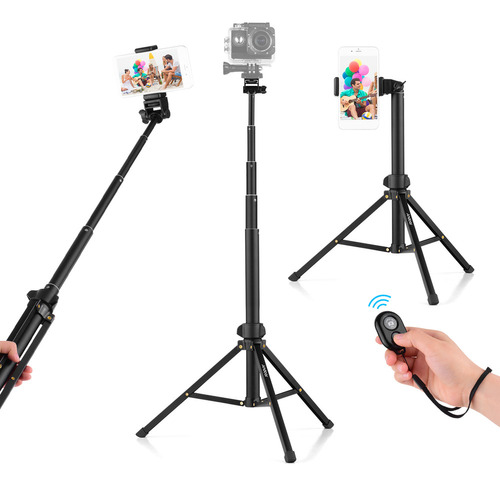 Obturador De Streaming Para Teléfono TriPod Andoer, Extensib