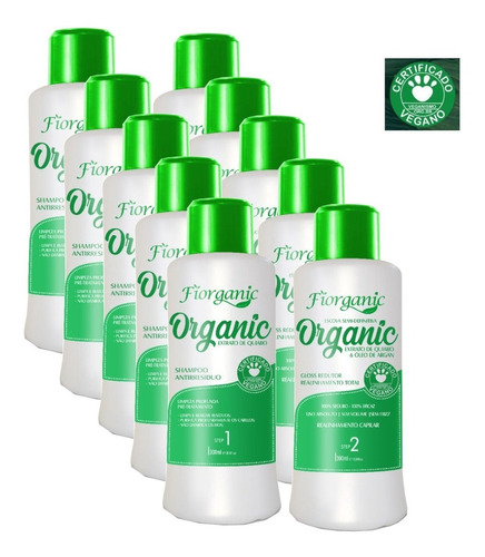 Escova 0% Formol Fiorganic - 300ml - 5 Kits 