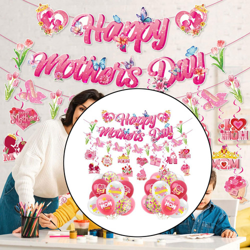 Decoraciones De La Fiesta Del Día De La Madre Happy Madre