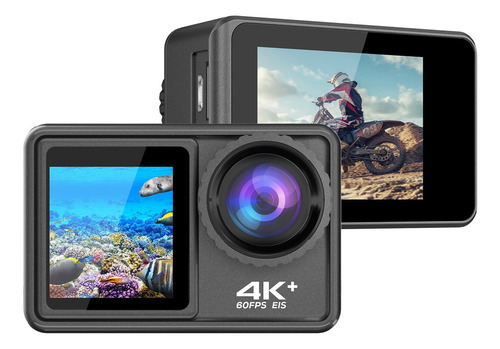 Videocámara Dv De Cámara Deportiva De Pantalla Dual 4k 24mp