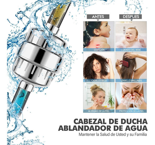 Filtro Regadera De Ducha Agua Universal De 10 Etapas