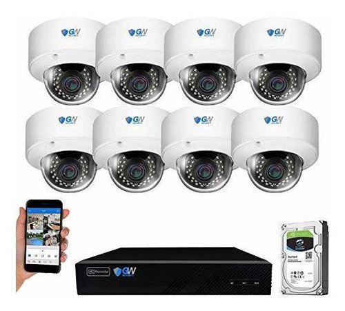 Nvr Mp Network Ip Security Camara System Hd Megapixel In Ft