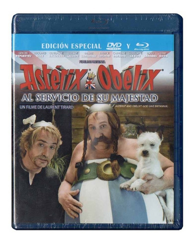 Astérix Y Obélix Gérard Depardieu Película Bluray + Dvd