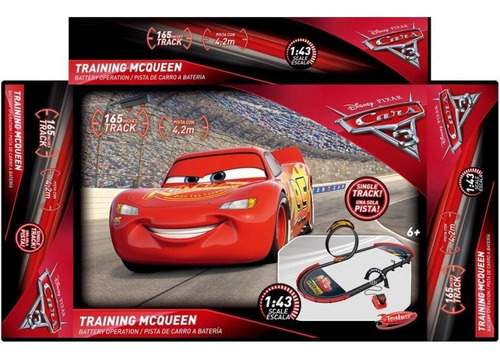 Mc Queen Race Track Pista 4,2m Pila 1 Auto Ploppy.6 735655