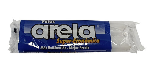 Vela Blanca Arela Super Económica 4 Unidades 