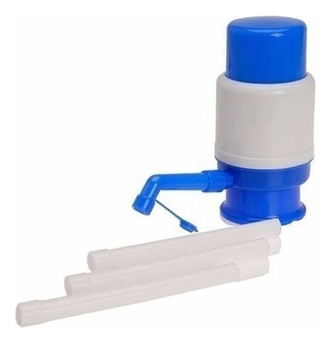 Bomba manual para galones de agua embotellada de 10 y 20 litros, color azul