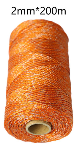 Cuerda De Alambre Para Cerca Eléctrica, Color Naranja,