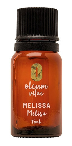 Aceite Esencial De Melisa 100% Puro 15ml. Oleum Vitae.