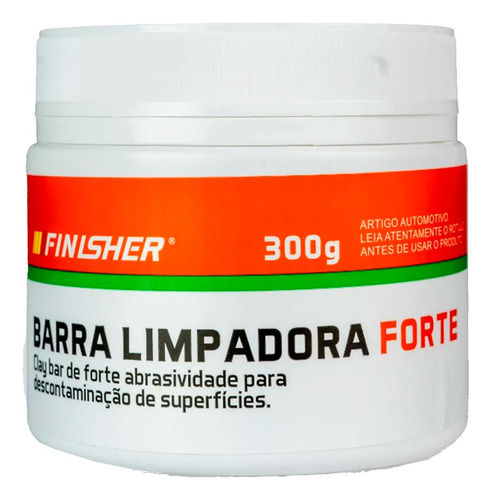 Finisher  Barra Limpadora Descontaminante Forte Clay Bar 300g