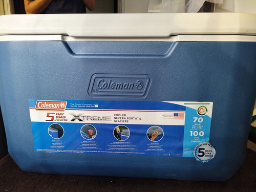 Nevera Hielera 100lts Coleman Xtreme 100qt Perfecta.