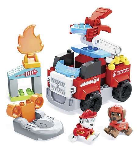 Mega Bloks Paw Patrol Marshalls City Fire Rescue, Juguetes D