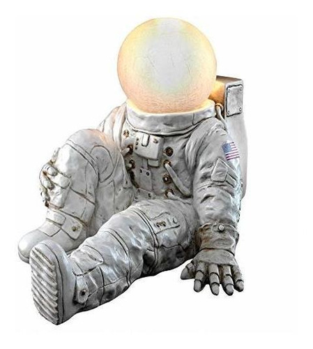 Diseño Toscano Astronauta A Gusto Escultura Iluminada