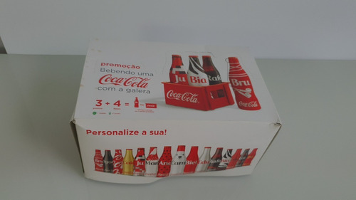 Coleção Completa Com 15 Garrafa Miniatura Coca Cola + Caixas