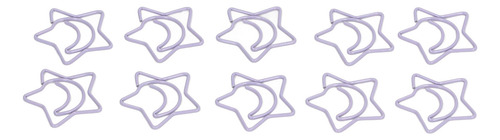 Clipes De Papel Pequenos, 100 Unidades Em Forma De Estrela R