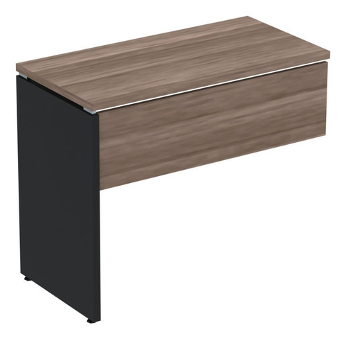 Complemento De Mesa Pé Painel Linha P25 Walnut/preto Hi