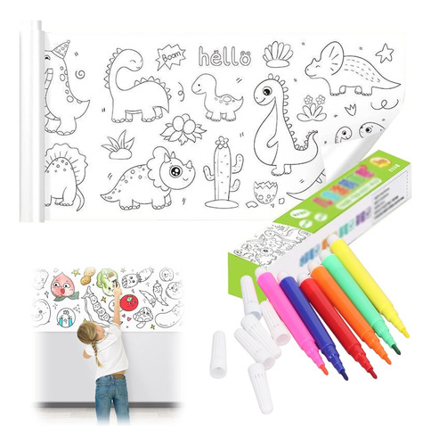 Rollo De Dibujo Para Niños Manualidades Colorear Creatividad