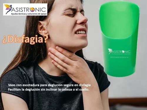 Vaso con escotadura para disfagia - Set de 3 unidades