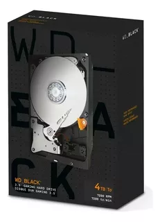 Disco Duro Wd Black 3.5 Gaming/gamer Hard Drive 7200 Rpm 4tb