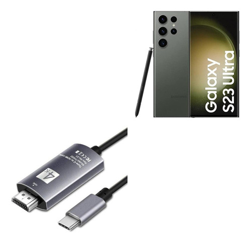 Boxwave Cable Compatible Con Samsung Galaxy S23 Ultra - Cabl