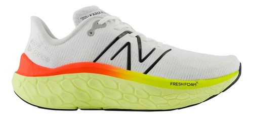 Tênis New Balance Fresh Foam Kaiha Road Branco/amarelo