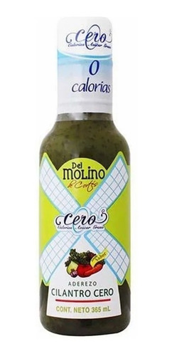 Del Molino De Cortés | Aderezo De Cilantro Cero 365ml