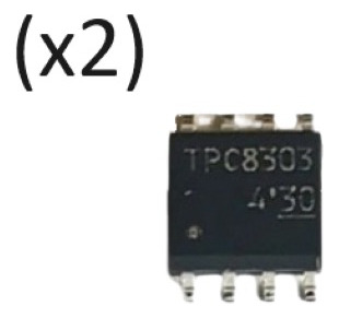 Transistor Mosfet Smd Tpc8303 Canal P Sop-8 (pack 2 )