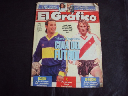 Revista El Grafico # 3750 - Tapa Guia Del Futbol