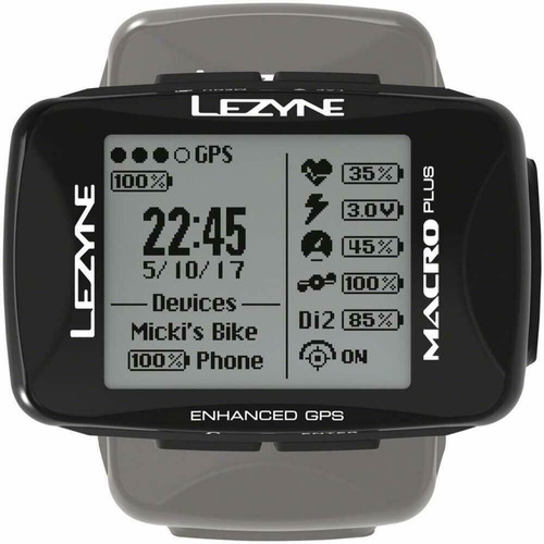 Gps Lezyne Macro Plus Loaded Kit Dual Interativo Bluetooth P