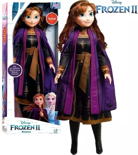 Anna Boneca Frozen 2 Disney Original Baby Brink 55cm Grande - Loja Ásia