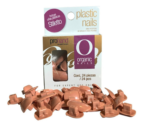 24 Repuestos De Uñas Para Prohand Organic Nails