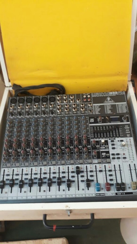 Mesa De Som E 2 Caixa De Som Profissional