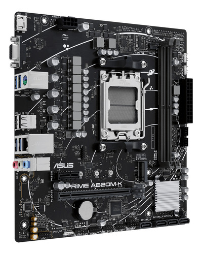 Tarjeta Madre Asus Prime A620m-k Am5 2x Ddr5 M.2 Micro Atx