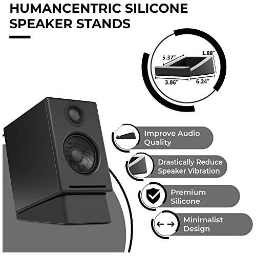Desktop Speaker Stands Wedge, Desk Speaker Stands For S...