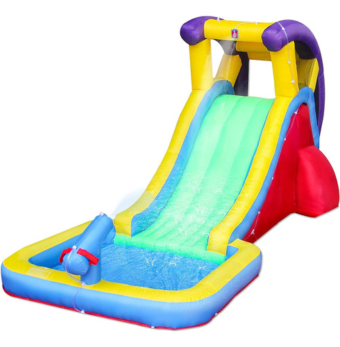 Retro Jump Tobogán Acuático Inflable Para Niños Patio Traser