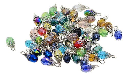 50 Pcs Accesorios De Bricolaje Para Collares Cristal De
