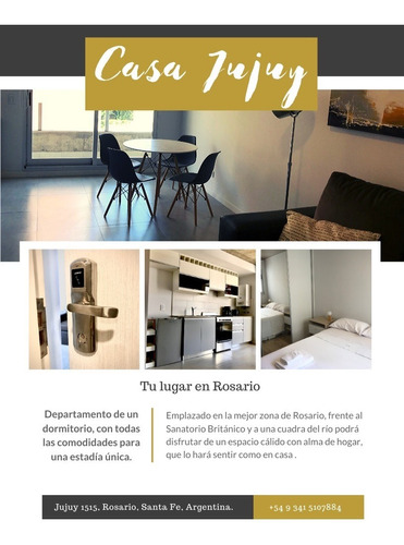 Alquiler Temporario Depto Jujuy Y El Rio 1 Dormitorio