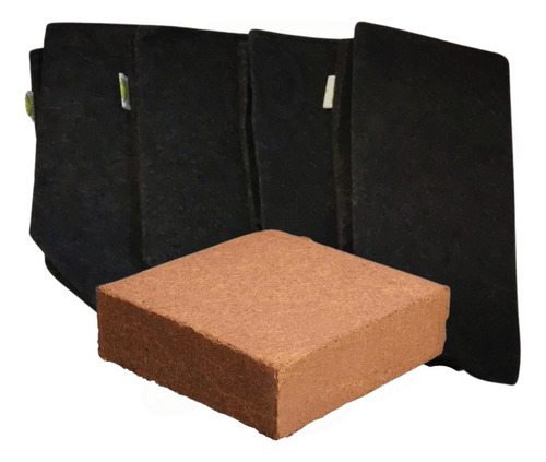 Kit Cultivo Indoor Coco 70l + Macetas 15l